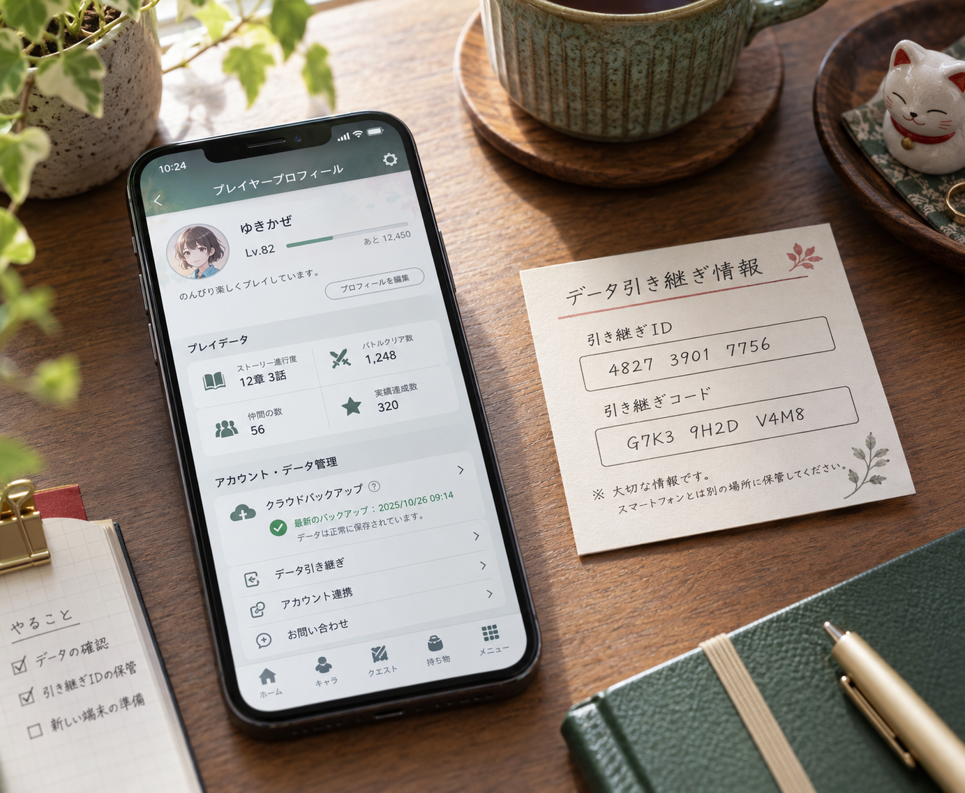 日服手游iCloud备份和Game Center换机防丢档检查