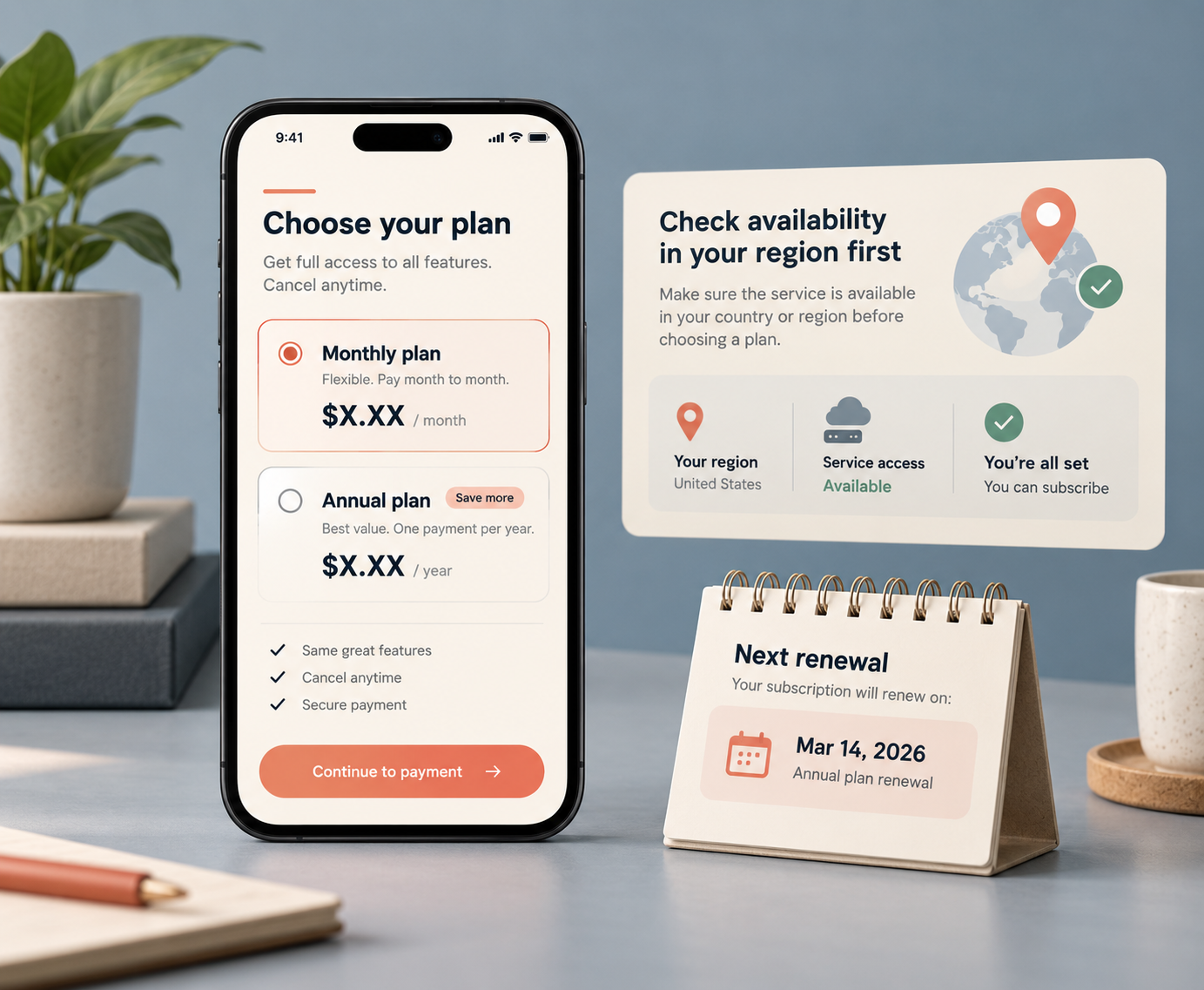 港区App Store订阅前确认服务能否在中国大陆使用